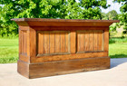 Antique Store Counter Kitchen Island General Store Vintage Wood Bar Table