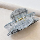 Sanrio Hello Kitty Glitter Checkered Hair Claw Clip Hairpin Accessory