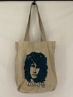 Vintage 2007 The Doors Jim Morrison Winterland Beige Blue Tote Bag  