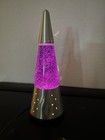 Original Lava Lamp Vintage Wizard  16    33w Purple Liquid Silver Glitter 32oz