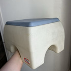 Vintage 1985 Little Tikes Kids Blue   White Step Stool Made In Usa Sturdy