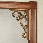 Giella Aged Gold Corbel Bracket Pair - 20 Inches High