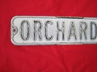 Vintage Retired  orchard Rd   24 X 6 Embossed Road street Sign