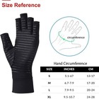 Copper Arthritis Compression Gloves Hand Support Pain Relief Joint Self Care