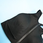 Victorias Secret Sports Bra Medium Black Pink Active Seamless Air Front Zipper