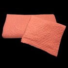 Embossed Reversible Bedspread quilt coverlet   Sham pillow Case Set