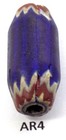 Old Long Antique Venetian Chevron Trade Bead African Ar4  Bg 37