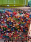 Perler Fuse Beads 11 000 Multicolor Bucket Jar Tub Green Lid Mpn 17500