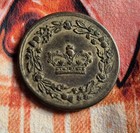 1838-1863 Civil War Hard Times keep Your Temper  Counter Card Coin Whist Token