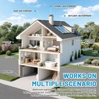 1 Gal Transparent Rubber Waterproof Sealant Terrace Roof  Basement Pond Repair