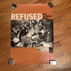 Refused Are F ing Dead Poster Epitaph burning Heart Records Rare Excellent Shape