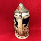 Vintage Lidded German Bierkrug Beer Stein 7   