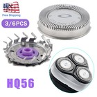 3 6pcs Hq56 Shaver Razor Head Replacement Blades Cutters For Philips Norelco New