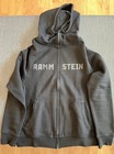 Rammstein Vintage Zip Hoodie And Beanie Used Authentic Lot Medium