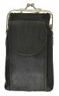 Genuine Leather Cigarette Case Holder Lighter Pocket And Cellphone Holder Pocket