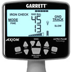 Garrett Axiom Metal Detector With 13 x11  Mono Coil  11 x7  Dd Coil  Wireless Hp