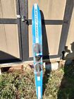 Vintage Pair  Silver Streak Taperflex Water Skis  Laminated Wood D  cor Or Use