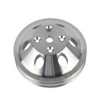 Power Steering Water Pump Crankshaft Pulley 2 3 Groove Kit For Sbc Chevy 350 Lwp