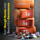 Dan darci Rock Tumbler Grit Refill Kit - 3 5 Pounds Grits Media   Poly Plastic P