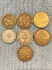Lebanon - 5  10  25 Piastres 1955 1961 - Lot Of 7 Coins