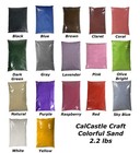 Colored Powder Sand 2 2lbs Wedding Ceremony Beach Nautical Decoration 24 Colors