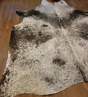 Premium  Brazilian Exotic S  p  Xlarge Natural Hair-on Cowhide Rug 81 x93  