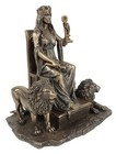 Cybele   Rhea Roman Greek Mythology Mother Of Gods Statue W  Lions Bronze Finish