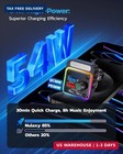Nulaxy 54w Bluetooth 5 3 Car Adapter  Fm Transmitter 4-port Fast Charging