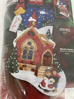 2003 Bucilla O holy Night Felt Stocking Kit 84959 Church Carolers Sealed Nos 