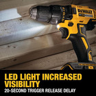 Dewalt 20v Max Cordless Drill Driver Kit  Electric Drill  Brushless 1 2 Inch