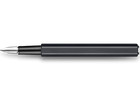 Pre-order Caran D ache Fountain Pen 849 Metal Black Hexagonal Broad 0843 009