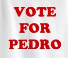 Vote For Pedro Short Sleeve Ringer T-shirt - Adult Small - 4xl - Free Shipping