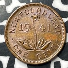 1941-c Newfoundland Small Cent Lot e8623 High Grade  Beautiful 
