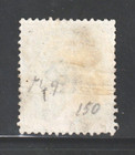 Great Britain  Scott  64a  Plate 9  Used  Vg  1sh Victoria  1873  Heavy Cancel