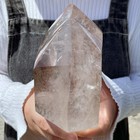 6lb Natural Smoky Quartz Obelisk Crystal Double Point Healing G6795