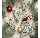 Christmas Ornaments Embroidery Kits  Heart Shaped  Christmas Tree 4 Patterns New