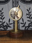 Vintage Miniature Brass Engine Telegraph