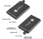 16-300     Hifi Headphone Amplifier Portable Earphone Amp 3 5mm W  Audio Usb Cable