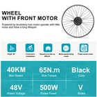 Bafang 48v 500w Electric Bike 20 26  700c Front Motor With Wheel Conversion Kits
