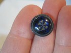 Antique Victorian Button Lot  Glass Metal And Plastic Mostly Blue