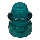 Vintage Hemingray Aqua Blue Green  Hemingray 20 Glass Insulator  Made In Usa