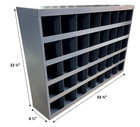 Cold Rolled Steel Powder Coated 40 Compartment Pigeon Hole Bin  Bolt Bin