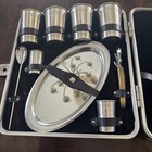 Vintage Executain 101 Travel Bar Hard Case  Holds 3 Bottles All Pieces