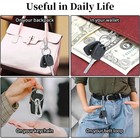 4pcs Carabiner Clip Keychain Metal Carabiner Shape Key Ring Keyring Key Holder
