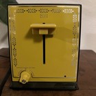 Vintage Sears Roebuck Yellow   Chrome 2 Slice Toaster Made In Usa Tested Works