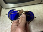 Vintage Willson Cobalt Blue Goggles Sunglasses Antique 
