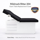 Midmark   Ritter 204 - Exam Table Top Replacement Vinyl Cover Diy- Staple On