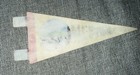 60 70s Mt  Rainier Washington Souvenir Pennant Yellow Vintage Collectible 9 Inch