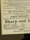 Antique 1818 The Apostate Theatre Royal  Hull  Playbill Framed Ephemera