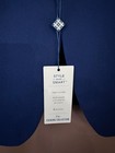 Ryan Seacrest Mens Blue Tuxedo Jacket Black Satin Lapels Trim Size 40s Nwt